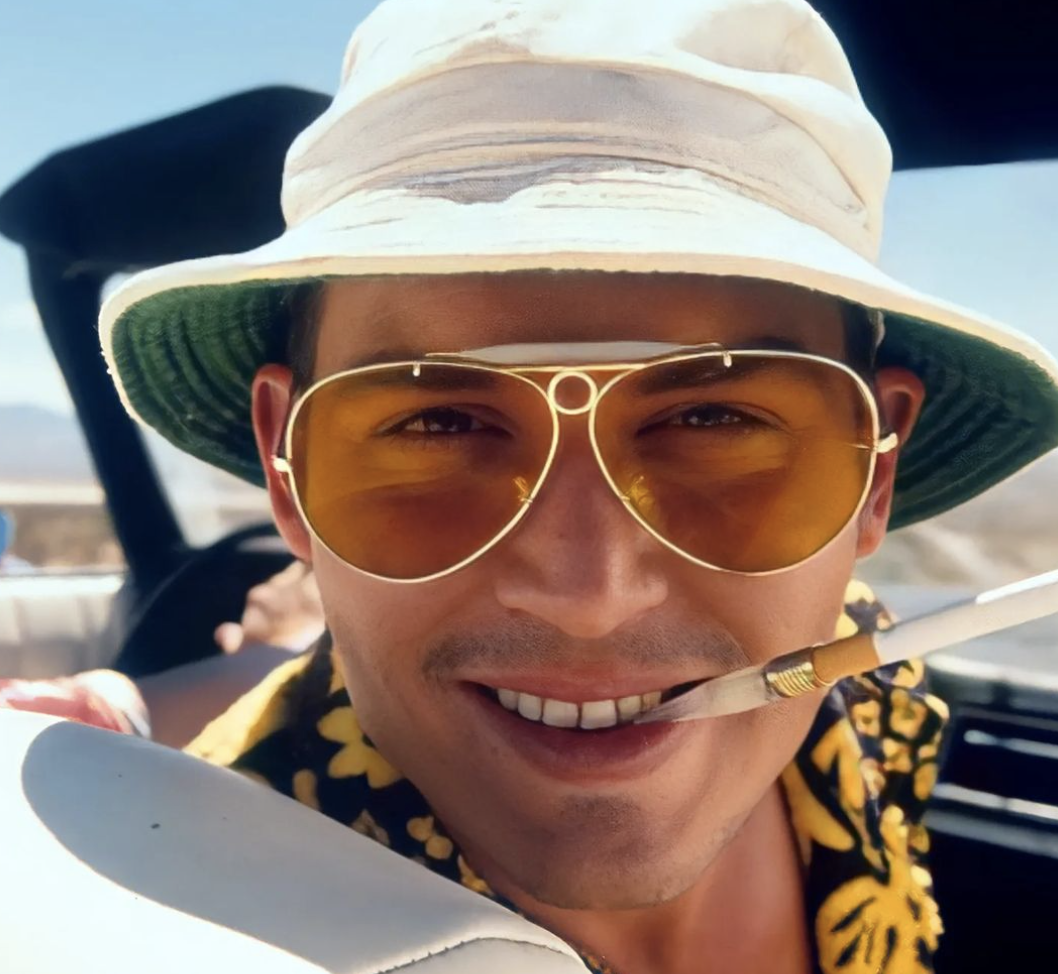 What Sunglasses Did Hunter Thompson Wear?(Johnny Depp Fear & Loathing In Las Vegas Sunglasses)