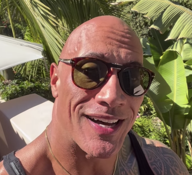 Dwayne Johnson ‘The Rock’ in Persol Mcqueen Foldable Aviator Sunglasses