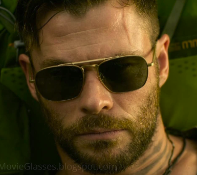 What Sunglasses Is Chris Hemingsworth (Tyler Rake) Wearing in Extraction? Get The Style.